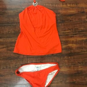 Michael Kora 2 piece tankini bathing suit
